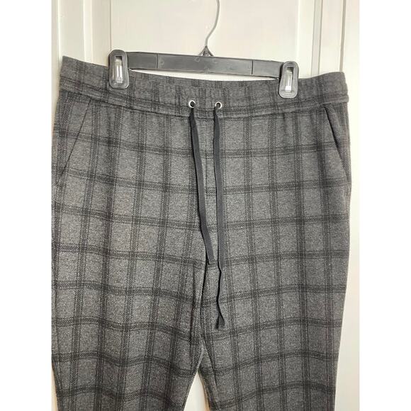 Loft Plaid Dress Pants Womens Petite Large Pull on Cropped Career Office Pants - Picture 2 of 12